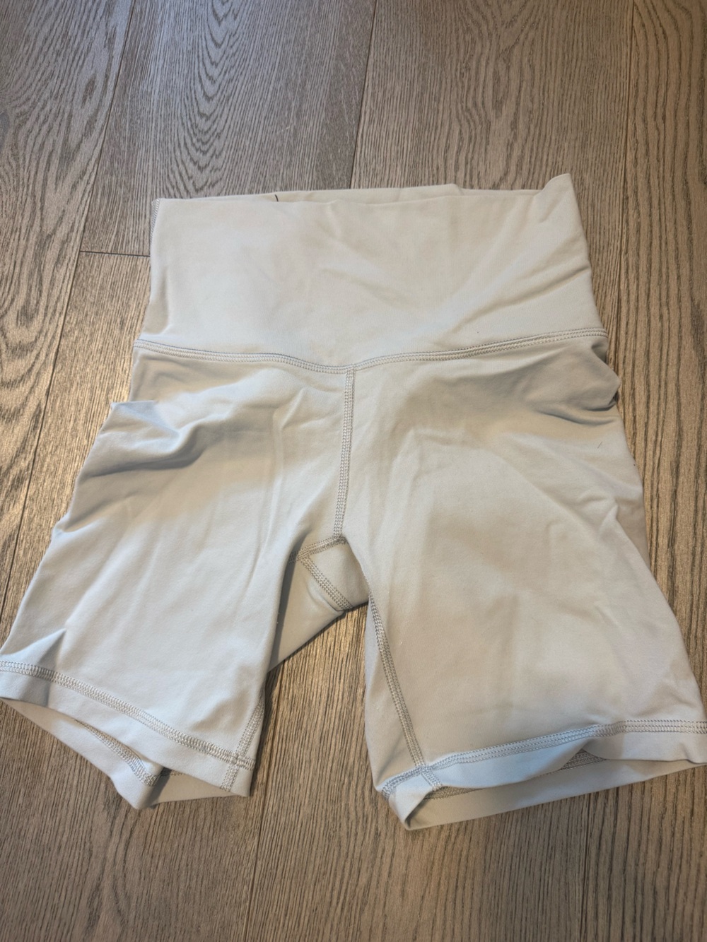 TNA Pale Gray High-Waist Leggings